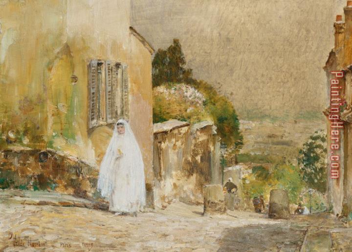 childe hassam Spring Morning at Montmartre